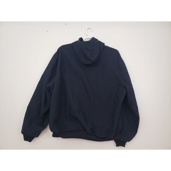 Y2K Carhartt J131 Bomber Jacket Mens Size 2XL Hoodie Utility Workwear USA - Picture 4 of 8